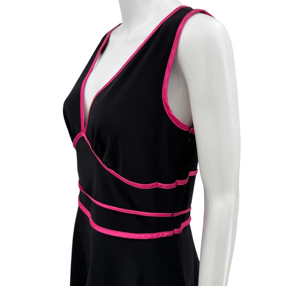 Y2K Rampage Punk Pink Black Tulle Hoco Dress 13 - Picture 5 of 8